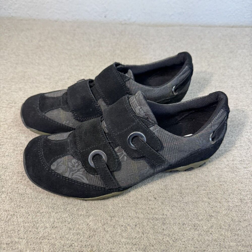VTG Y2K Steve Madden Sneakers P-Lezlie Casual Suede Jacquard Shoes 2000s Women 9